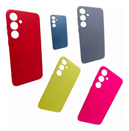 Protector De Silicona Para Samsung S24 Plus Varios Colores - Imagen 2