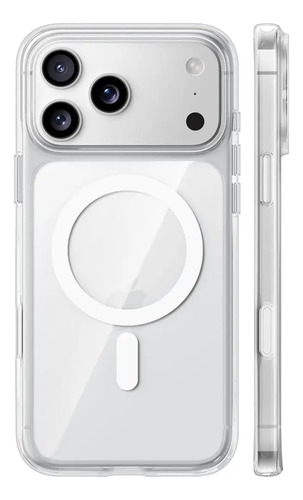 Funda De Silicona Con Iman Torras Para iPhone 17 Pro Max Transparente Liso