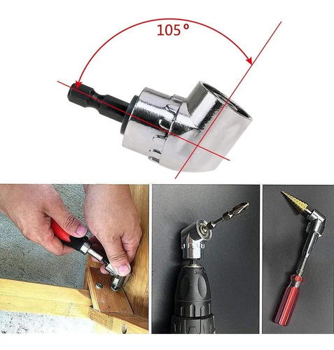 Extensión Angular Para Taladro 105 Grados 1/4 (corto) - Imagen 2