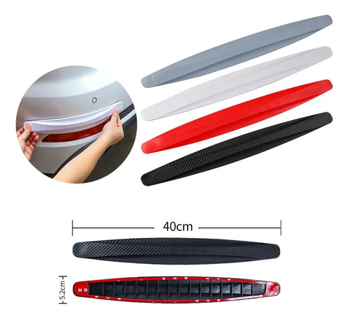 Par De Protectores De Goma Para Paragolpes, Gol Saveiro Etc. - Imagen 2