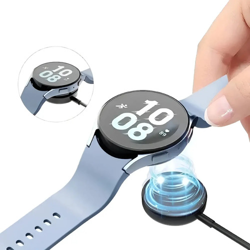 Cable Para Cargador Compatible Con Samsung Watch Usb-a Negro