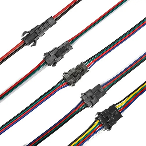 Conector Hembra Macho 22 Awg Con Cable X 5 (3-pin)