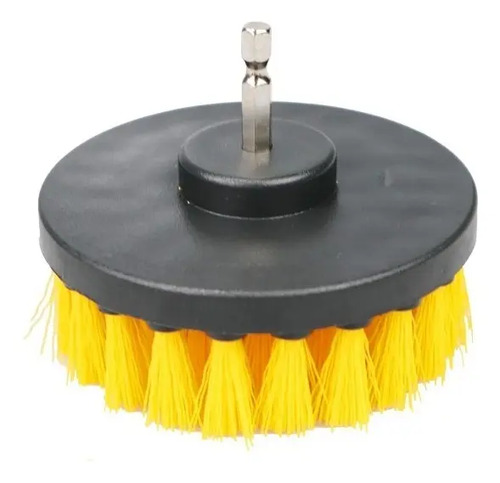 Cepillo Para Taladro 3 Unidades Multiuso Amarillo Y Negro - Imagen 3