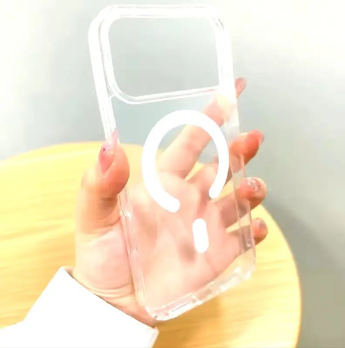 Funda De Silicona Transparente Compatible Con iPhone 17 Pro Transparente Liso - Imagen 3