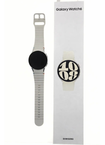 Samsung Galaxy Watch 6 40mm Con Pequeño Detalle En Exterior Blanco One Click Beige Blanco