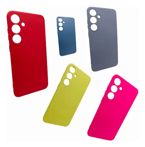 Protector De Silicona Para Samsung S24 Plus Varios Colores - Imagen 4