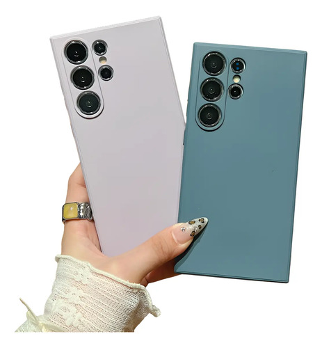 Funda De Silicona Compatible Con Samsung Galaxy S25 Ultra