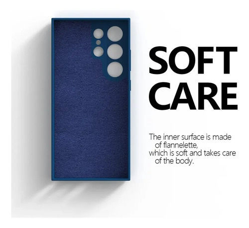 Protector De Silicona Para Samsung S24 Ultra Varios Colores - Imagen 3