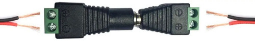 Set 5 Pares Conector Dc Macho Hembra 12v Sin Soldadura Cctv Negro - Imagen 6