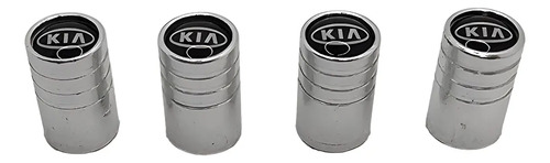 Tapitas De Valvulas Para Kia Rio Y Sportage Plateadas