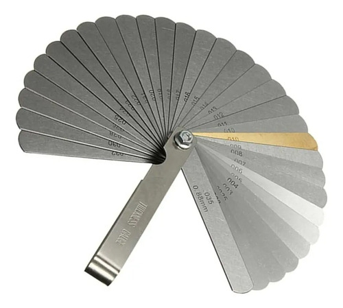 Calibre De Espesor De 0.04 A 0.88 Mm. 32 Hojas Buen Material - Imagen 2