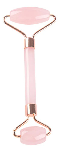 Rodillo Masajeador Facial De Resina Para Cara Y Cuello Rosa Claro
