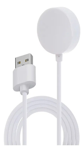 Cable Para Cargador Compatible Con Apple Watch Usb-a Blanco - Imagen 2