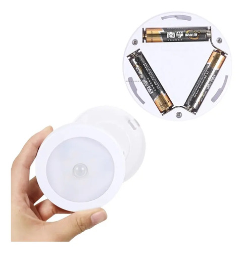 Luz Led Con Sensor Para Pasillos Escaleras Armarios Etc. Luz Fria
